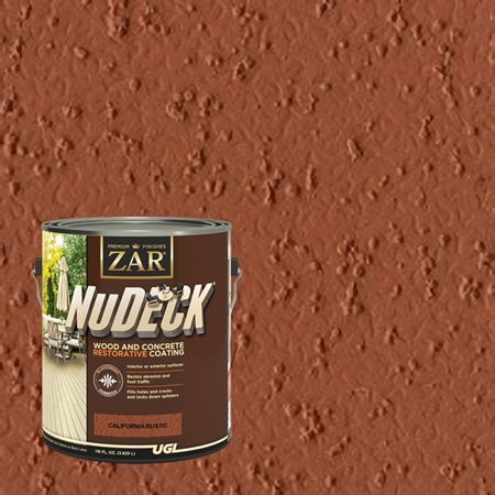 ZAR NuDECK Wood and Concrete Restorative Coating 3,78 л California Rustic