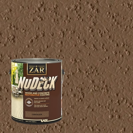 ZAR NuDECK Wood and Concrete Restorative Coating 3,78 л Chocolate