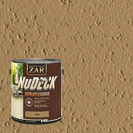 ZAR NuDECK Wood and Concrete Restorative Coating 3,78 л Fawn
