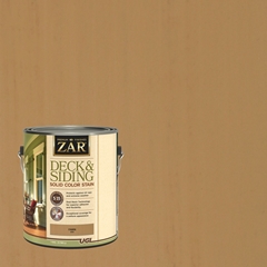 ZAR Solid Color Deck & Siding Exterior Stain 3,78 л Fawn