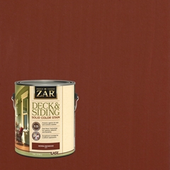 ZAR Solid Color Deck & Siding Exterior Stain 3,78 л Sierra Redwood