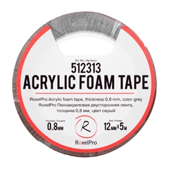 RoxelPro Acrylic Foam Tape 12 мм Серая 512313