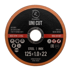 RoxelPro Cutting Wheel ROXTOP Uni Cut 125x1.0x22 105343
