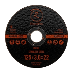 RoxelPro Cutting Wheel ROXTOP Uni Cut 125x3.0x22 105348
