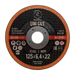 RoxelPro Grinding Wheel ROXTOP Uni Cut 125x6.4x22 108349